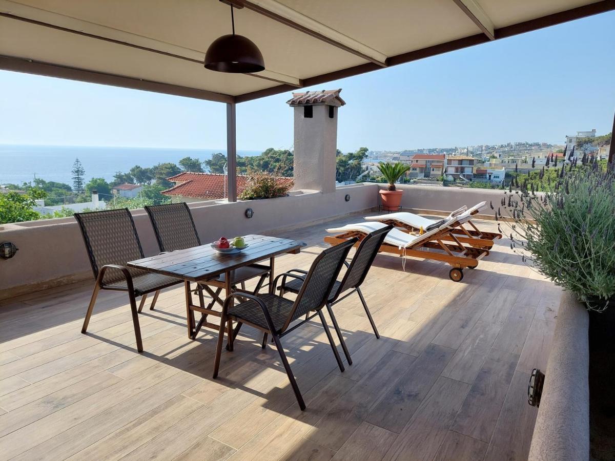 Sea View Apartment 15 Min From Athens Airport Неа-Макри Экстерьер фото